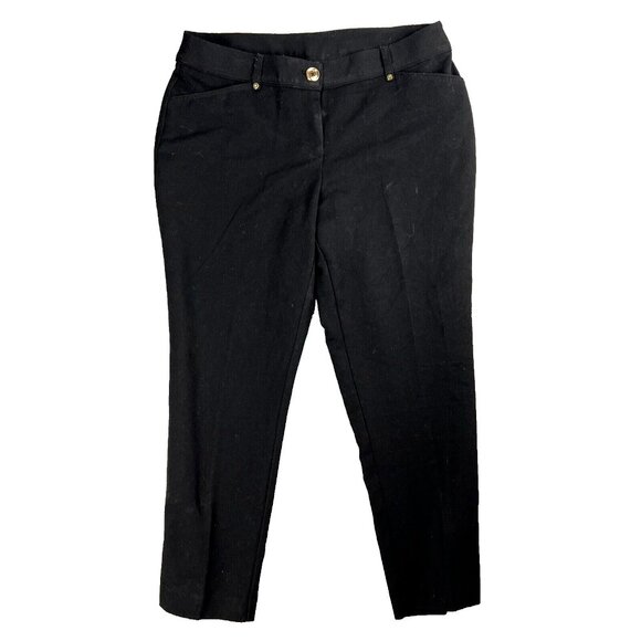 Anne Klein Womens Capri Style Dress Pants Size 12P Petite - Picture 1 of 8